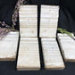 6 Plinth Blocks, Door Trim Molding Architectural Salvage, Antique Wood Trim D23