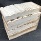 6 Plinth Blocks, Door Trim Molding Architectural Salvage, Antique Wood Trim D23