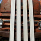 4 Wood Trim Pieces, Architectural Salvage, Reclaimed Vintage Wood Baseboard B2