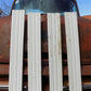 4 Wood Trim Pieces, Architectural Salvage, Reclaimed Vintage Wood Baseboard B2