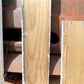 4 Wood Trim Pieces, Architectural Salvage, Reclaimed Vintage Wood Baseboard B3