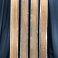 4 Wood Trim Pieces, Architectural Salvage, Reclaimed Vintage Wood Baseboard B4