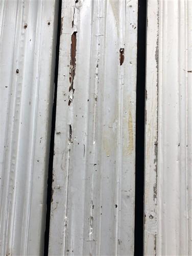 4 Wood Trim Pieces, Architectural Salvage, Reclaimed Vintage Wood Baseboard B5
