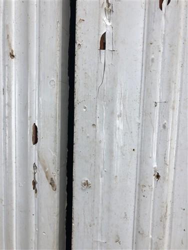 4 Wood Trim Pieces, Architectural Salvage, Reclaimed Vintage Wood Baseboard B5