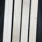 4 Wood Trim Pieces, Architectural Salvage, Reclaimed Vintage Wood Baseboard B6