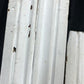 4 Wood Trim Pieces, Architectural Salvage, Reclaimed Vintage Wood Baseboard B6