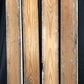 4 Wood Trim Pieces, Architectural Salvage, Reclaimed Vintage Wood Baseboard B6