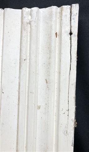 7 Wood Trim Pieces, Architectural Salvage, Reclaimed Vintage Wood Baseboard B7