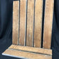 7 Wood Trim Pieces, Architectural Salvage, Reclaimed Vintage Wood Baseboard B7
