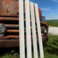 4 Wood Trim Pieces, Architectural Salvage, Reclaimed Vintage Wood Baseboard B1