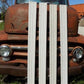 4 Wood Trim Pieces, Architectural Salvage, Reclaimed Vintage Wood Baseboard B1