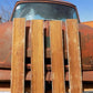 4 Wood Trim Pieces, Architectural Salvage, Reclaimed Vintage Wood Baseboard B1