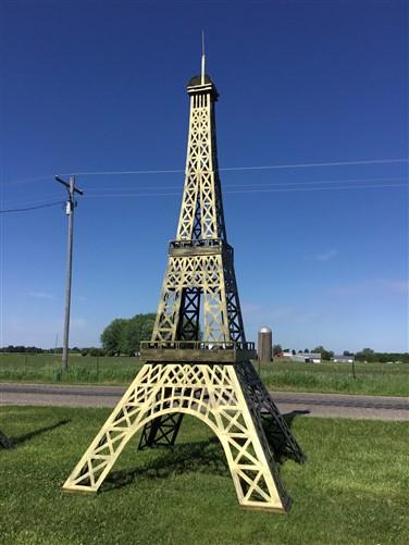 Large Eiffel Tower 20' 10", Paris France, Garden Art, Metal Yard Décor, Statue G
