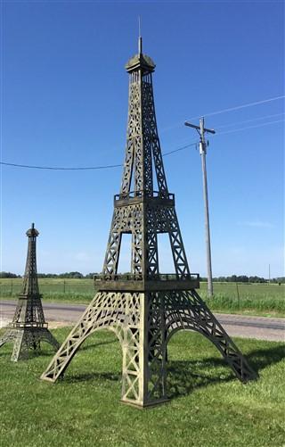 Large Eiffel Tower 20' 10", Paris France, Garden Art, Metal Yard Décor, Statue G