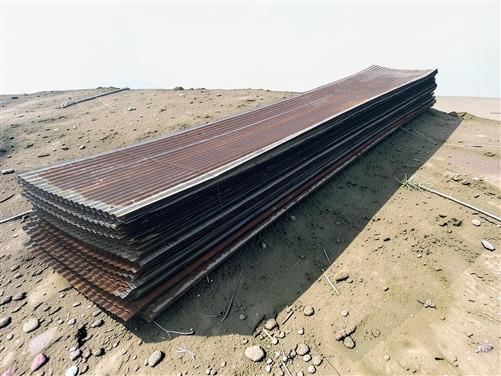 100 Sheets Reclaimed Barn Tin, 12' Corrugated Metal, 2400 Sq Ft Salvage B13