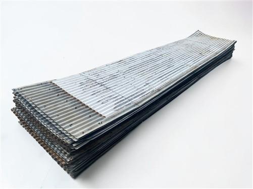 69 Sheets Reclaimed Barn Tin, 10' Corrugated Metal, 1380 Sq Ft Salvage B15