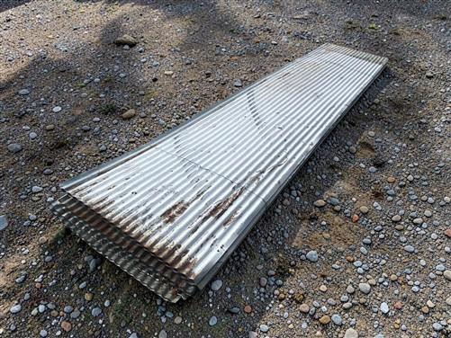 20 Sheets Reclaimed Barn Tin, 11' Corrugated Metal, 440 Sq Ft Salvage B16