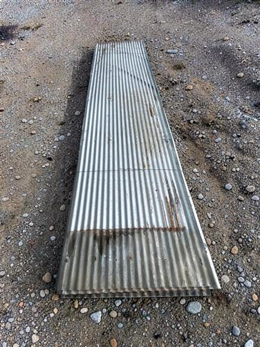 20 Sheets Reclaimed Barn Tin, 11' Corrugated Metal, 440 Sq Ft Salvage B16