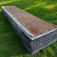 96 Sheets Reclaimed Barn Tin, 8' Corrugated Metal, 1536 Sq Ft Salvage B17