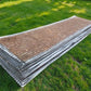 96 Sheets Reclaimed Barn Tin, 8' Corrugated Metal, 1536 Sq Ft Salvage B17