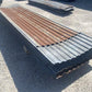 43 Sheets Reclaimed Barn Tin, 11' Corrugated Metal, 946 Sq Ft Wide Rib B18
