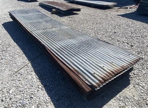36 Sheets Reclaimed Barn Tin, 10' Corrugated Metal, 720 Sq Ft Salvage B21