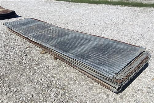 36 Sheets Reclaimed Barn Tin, 10' Corrugated Metal, 720 Sq Ft Salvage B21