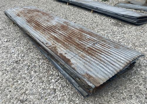 36 Sheets Reclaimed Barn Tin, 9' Corrugated Metal, 648 Sq Ft Salvage B23