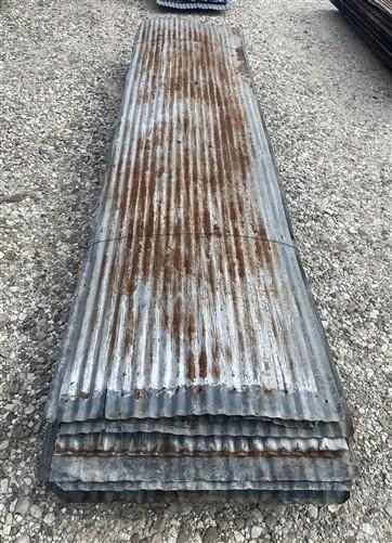 36 Sheets Reclaimed Barn Tin, 9' Corrugated Metal, 648 Sq Ft Salvage B23
