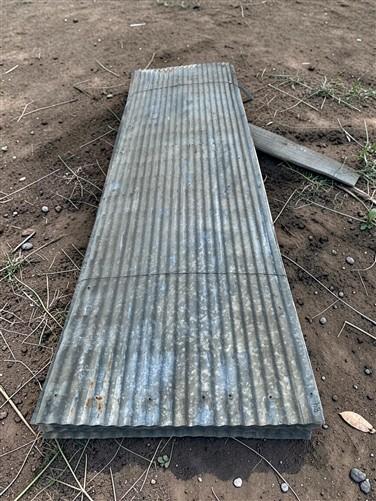 33 Sheets Reclaimed Barn Tin, 8' Corrugated Metal, 528 Sq Ft Salvage B24