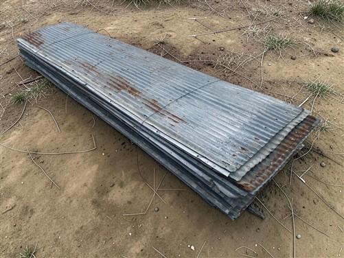 46 Sheets Reclaimed Barn Tin, 9' Corrugated Metal, 828 Sq Ft Salvage B27