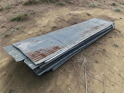 46 Sheets Reclaimed Barn Tin, 9' Corrugated Metal, 828 Sq Ft Salvage B27