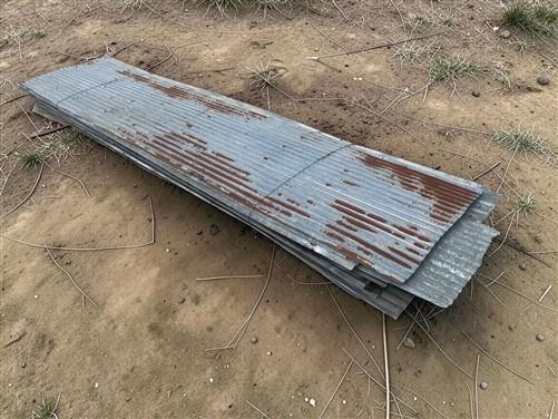 46 Sheets Reclaimed Barn Tin, 9' Corrugated Metal, 828 Sq Ft Salvage B27