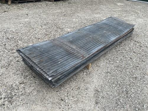 34 Sheets Reclaimed Barn Tin, 8' Corrugated Metal, 544 Sq Ft Salvage B28