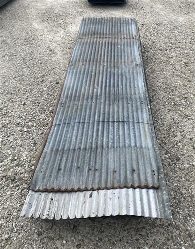 34 Sheets Reclaimed Barn Tin, 8' Corrugated Metal, 544 Sq Ft Salvage B28