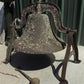 No 4 CS Bell with Stand, Cast Iron Church Dinner School Garden 19.5" Diameter A