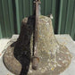No 4 CS Bell with Stand, Cast Iron Church Dinner School Garden 19.5" Diameter A