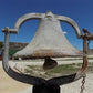 Upright Bell, Vintage School Church Dinner Farm Bell, Cast Iron, 16 Diameter