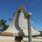 Upright Bell, Vintage School Church Dinner Farm Bell, Cast Iron, 16 Diameter