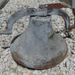Upright Bell, Vintage School Church Dinner Farm Bell, Cast Iron, 16 Diameter