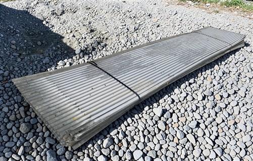 62 Sheets Reclaimed Barn Tin, 12' Corrugated Metal, 1488 Sq Ft Salvage B31