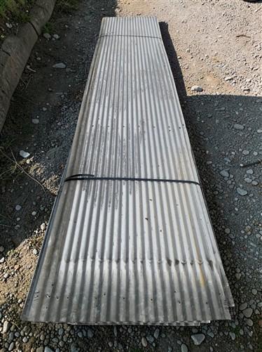 62 Sheets Reclaimed Barn Tin, 12' Corrugated Metal, 1488 Sq Ft Salvage B31