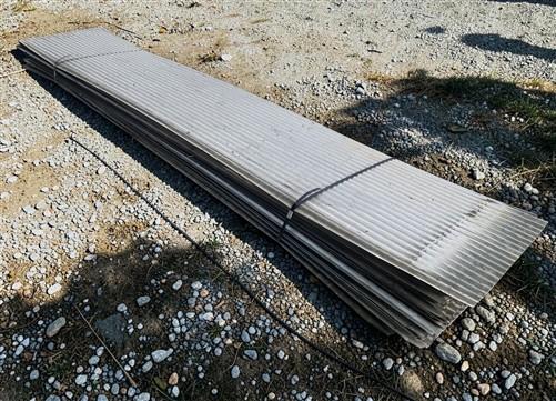 62 Sheets Reclaimed Barn Tin, 12' Corrugated Metal, 1488 Sq Ft Salvage B31