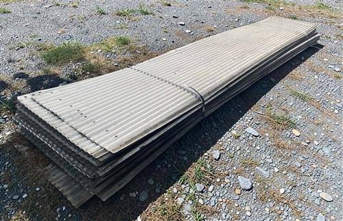 62 Sheets Reclaimed Barn Tin, 12' Corrugated Metal, 1488 Sq Ft Salvage B31