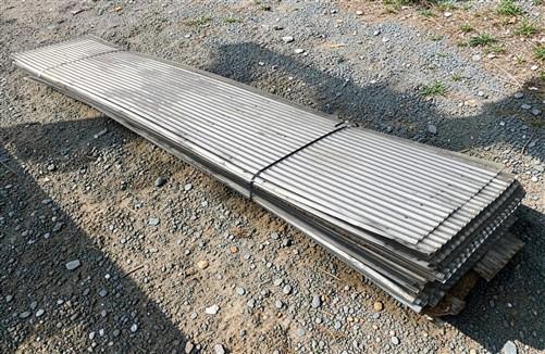 62 Sheets Reclaimed Barn Tin, 12' Corrugated Metal, 1488 Sq Ft Salvage B31