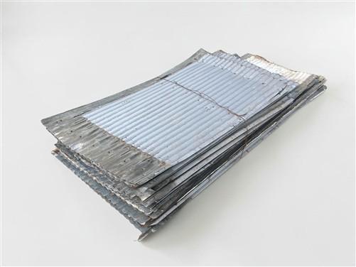 25 Sheets 4', 35 Sheets 5', 10 Sheets 7' Reclaim Barn Tin, Corrugated 690 SF B32