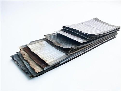 25 Sheets 4', 35 Sheets 5', 10 Sheets 7' Reclaim Barn Tin, Corrugated 690 SF B32