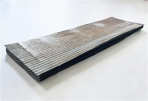 24 Sheets Reclaimed Barn Tin, 7' Corrugated Metal, 336 Sq Ft Salvage B33