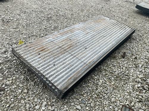 25 Sheets Reclaimed Barn Tin, 6' Corrugated Metal, 300 Sq Ft Salvage B34