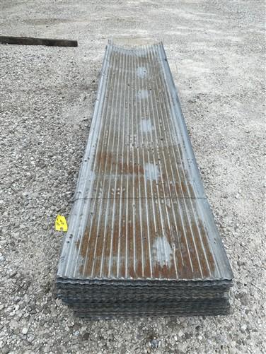 100 Sheets Reclaimed Barn Tin, 10' Corrugated Metal, 2000 Sq Ft Salvage B37